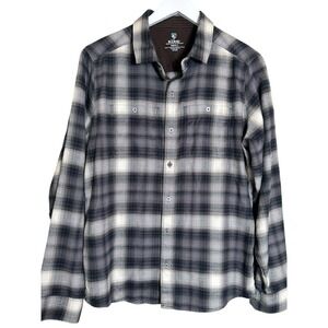 Kuhl Shirt Men's Plaid The‎ Law Flannel Outdoors Hiking Long Sleeve Size S 7373